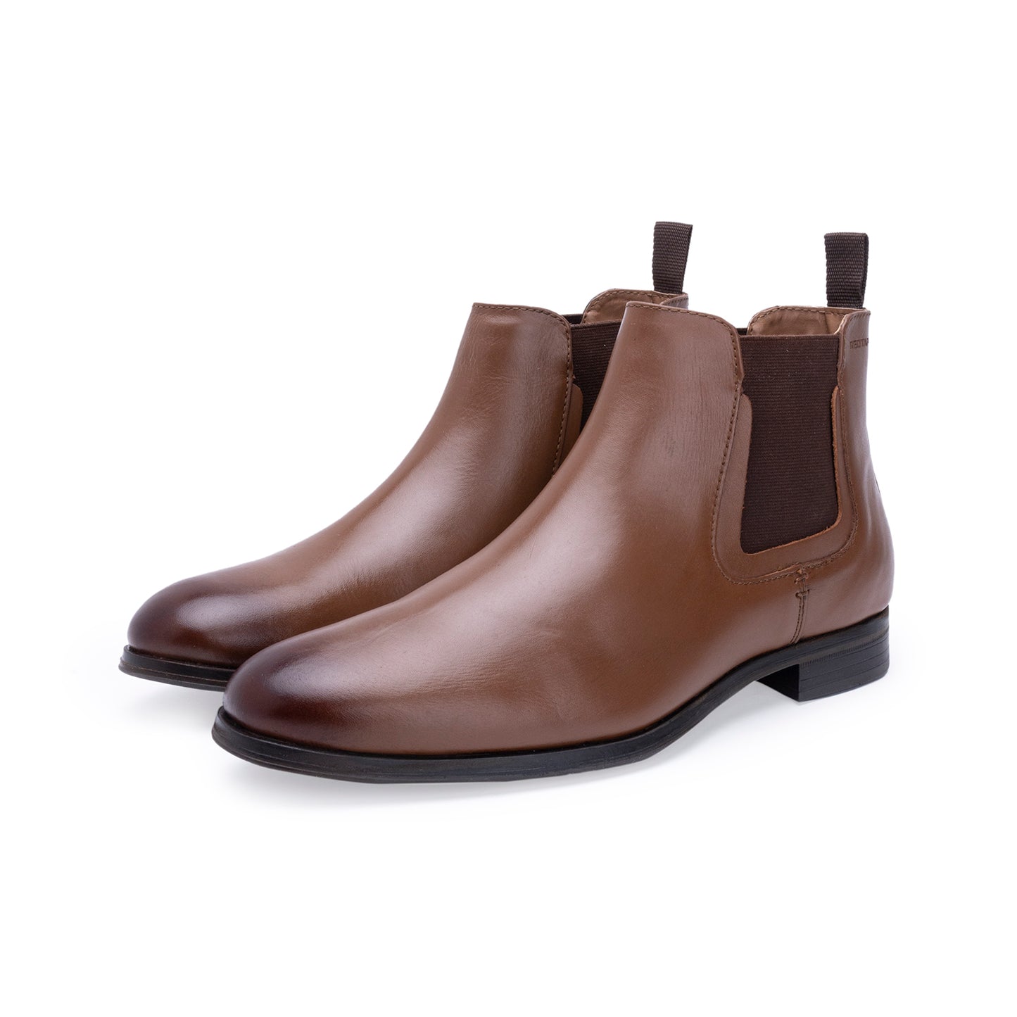 RedTape Men Tan Genuine Leather Ankle Length Boots