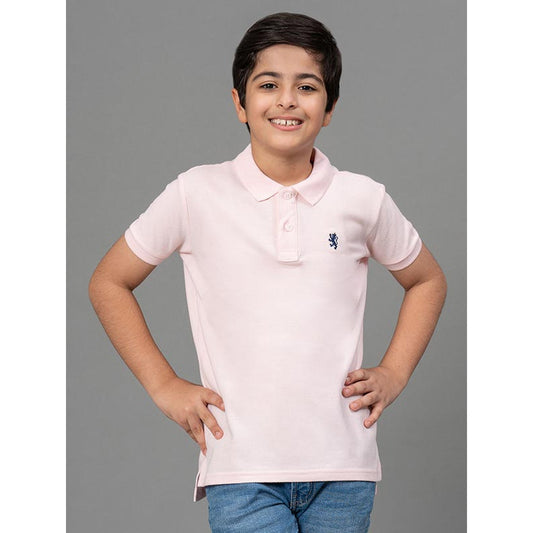 RedTape Pink T-Shirt for Boys | Comfortable and Durable