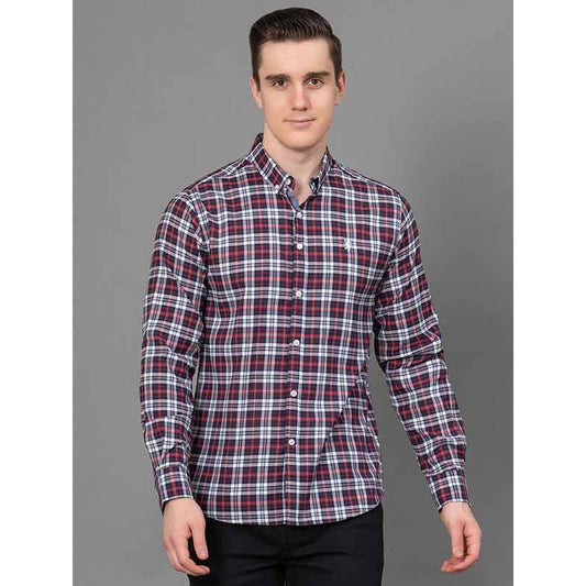 RedTape Casual Checked Shirt For Men | Comfortable & Breathable | Durable & Stylish