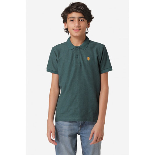 Boy Green Melange T-Shirt