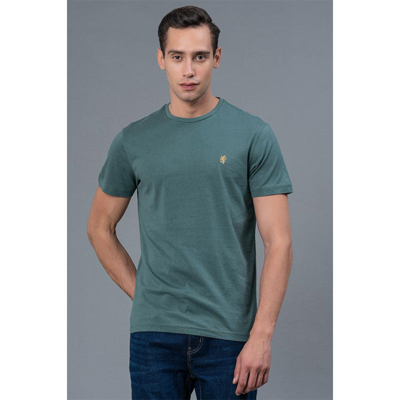 RedTape Men's Casual T-Shirt | Solid Cotton T-Shirt | Half Sleeves T-Shirt