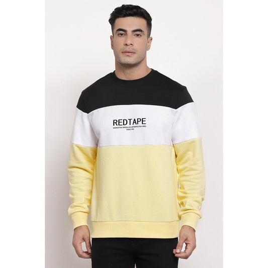 RedTape Men's Yellow Sweatshirt