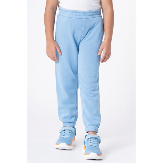 Mode by RedTape Girl's Slate Blue Solid Jogger