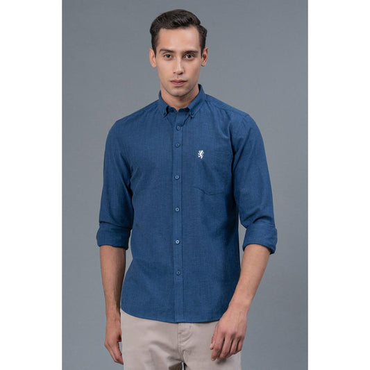 RedTape Button Down Collar Neck Men's Shirt |Full Sleeves Woven Shirt| Casual Cotton Shirt |
