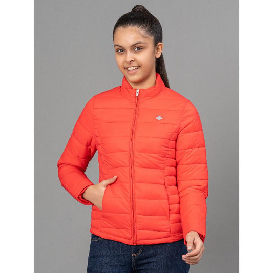 Mode By RedTape Red Jacket for Girls | Warm and Comfortable