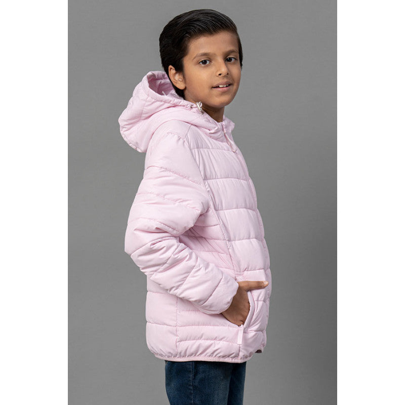 RedTape Kids Unisex Pink Padded Jacket