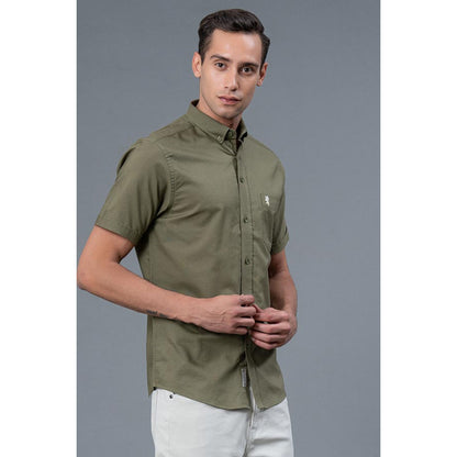 RedTape Cotton Casual  Shirt for Men | Solid Woven Shirt | Button Down Cotton Shirt for Men