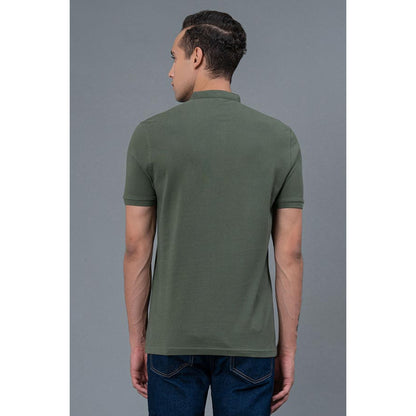 RedTape Men's Casual Henley T-Shirt | Solid Cotton T-Shirt | Half Sleeves T-Shirt