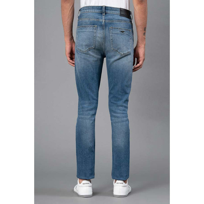RedTape Casual Jeans for Men | Light Indigo | Comfortable & Breathable | Durable & Moisture Absorbent | Skinny