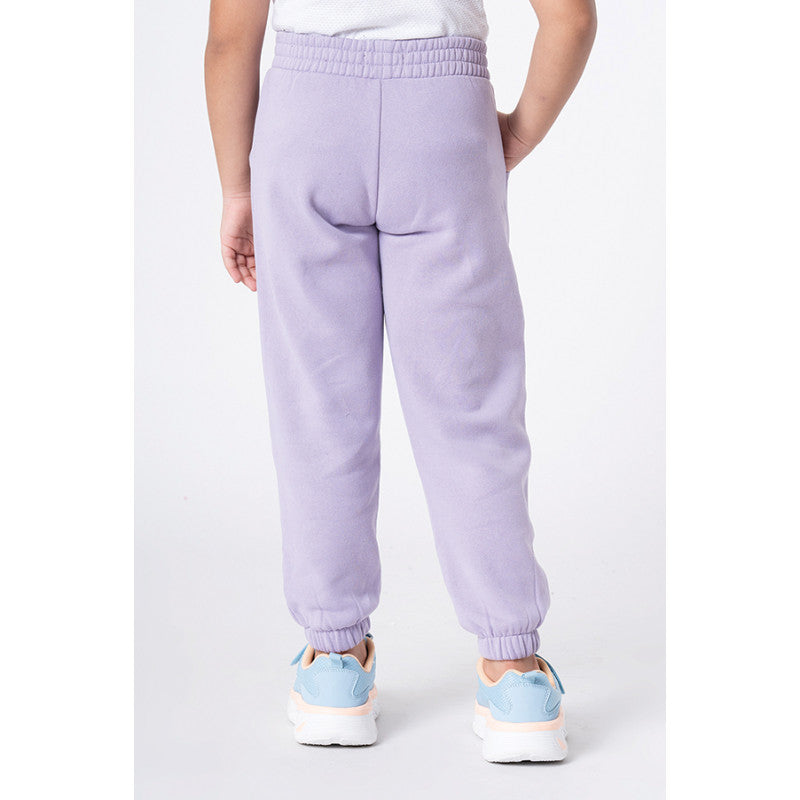 Mode by RedTape Girl's Light Purple Solid Jogger