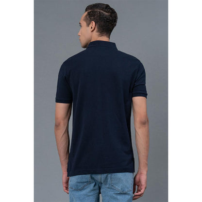 RedTape Navy Men's Polo T-Shirt | Casual Cotton T-Shirt | Half Sleeves Polo T-Shirt