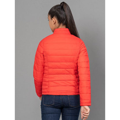 Mode By RedTape Red Jacket for Girls | Warm and Comfortable
