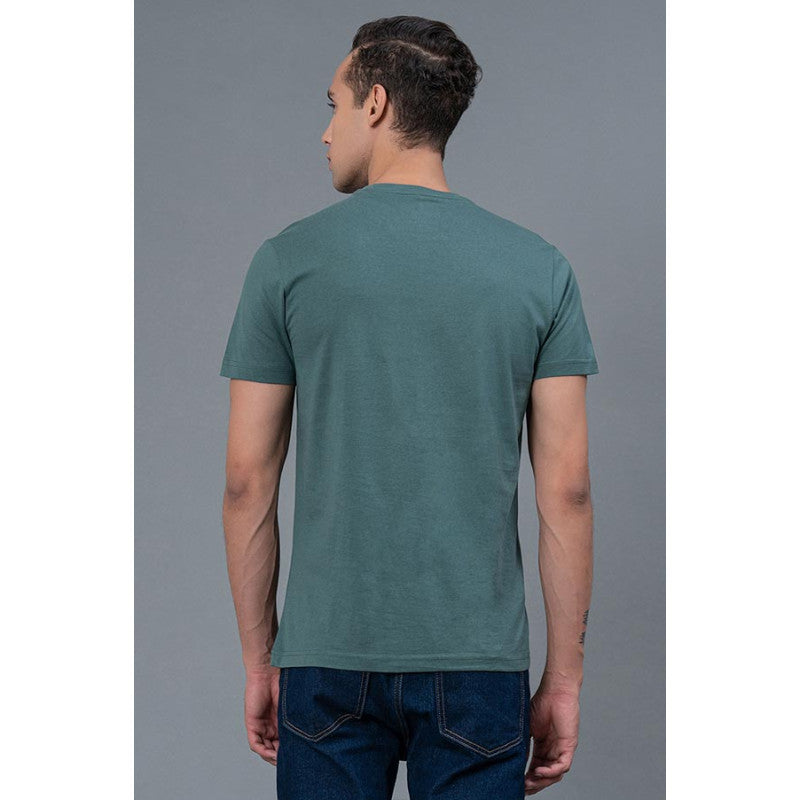 RedTape Men's Casual T-Shirt | Solid Cotton T-Shirt | Half Sleeves T-Shirt