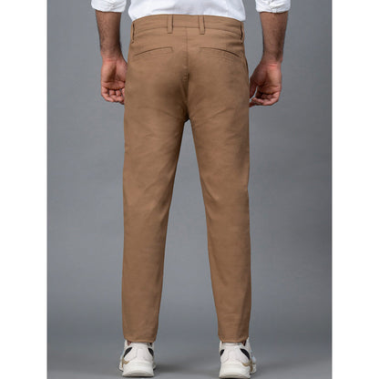RedTape Casual Chinos for Men | Tan | Solid Woven Chinos | Skinny |Comfortable & Breathable | Durable & Moisture Absorbent | Cotton Chinos for Men
