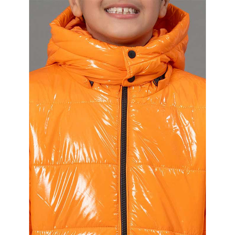 RedTape Orange Jacket for Kids | Comfortable and Stylish