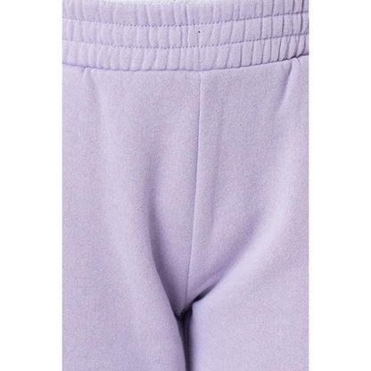 Mode by RedTape Girl's Light Purple Solid Jogger