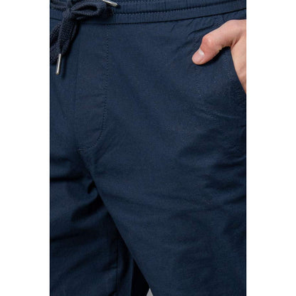 RedTape Navy Cotton Joggers for Men | Casual Joggers for Men