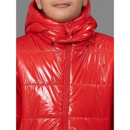 RedTape Red Jacket for Kids | Comfortable and Stylish