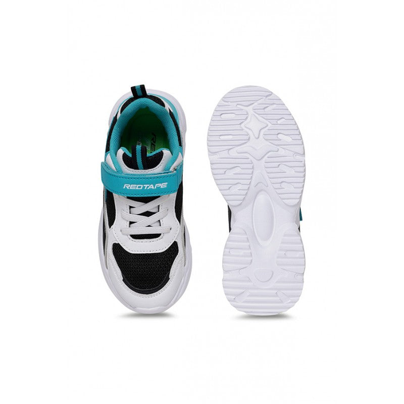 RedTape Unisex Kids Black And Green Sports Shoes