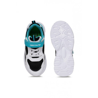 RedTape Unisex Kids Black And Green Sports Shoes
