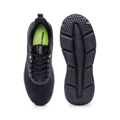 RedTape Black Sports Shoes for Men | Shock Absorbant, Slip Resistant, Dynamic Feet Support & Soft Cushion Insole