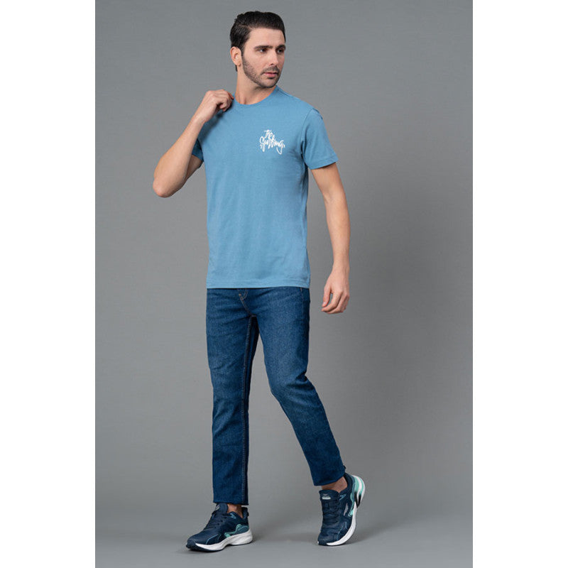 RedTape Mens Casual Round Neck T-Shirt | Printed Cotton T-Shirt | Comfortable Half Sleeve T-Shirt