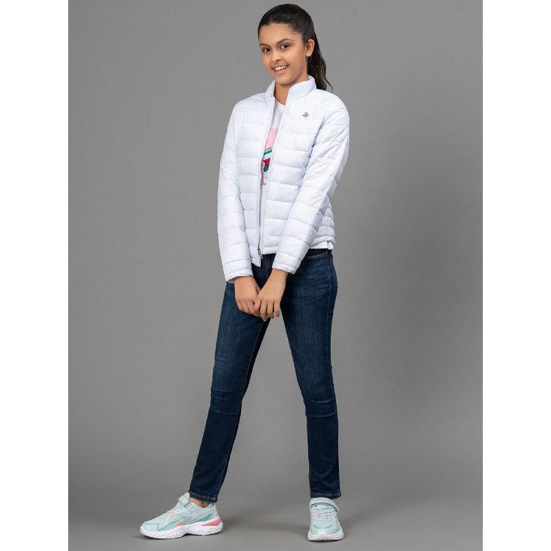 Mode By RedTape White Jacket for Girls | Warm and Comfortable