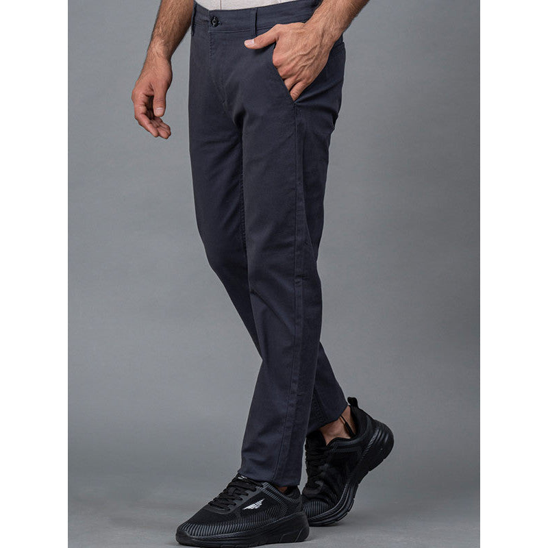 RedTape Casual Chinos for Men | Navy | Solid Woven Chinos | Skinny |Comfortable & Breathable | Durable & Moisture Absorbent | Cotton Chinos for Men