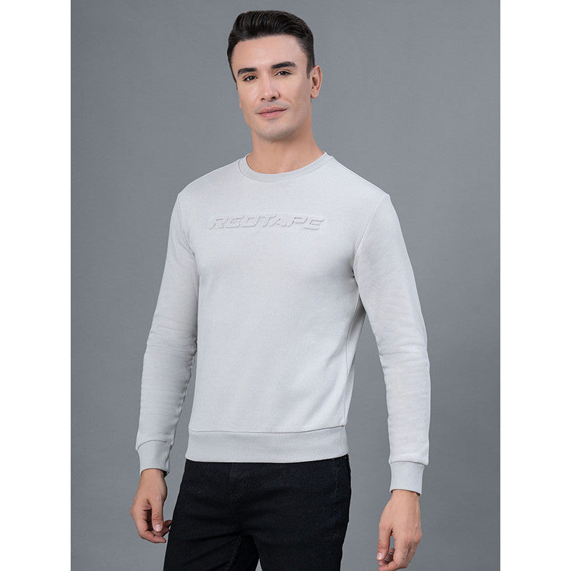 RedTape Casual Embossed Sweatshirt for Men | Warm and Cozy | Comfortable with Stylish Design