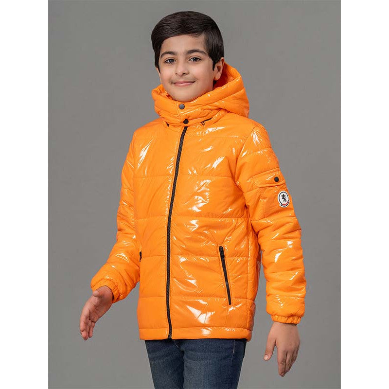 RedTape Orange Jacket for Kids | Comfortable and Stylish