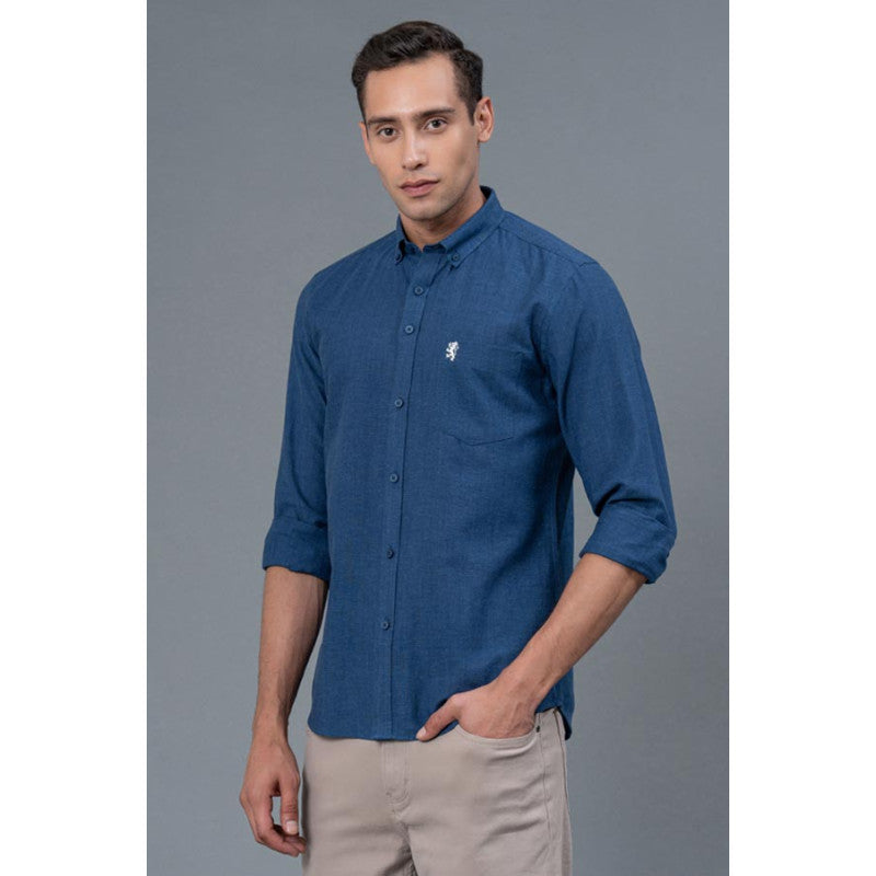 RedTape Button Down Collar Neck Men's Shirt |Full Sleeves Woven Shirt| Casual Cotton Shirt |
