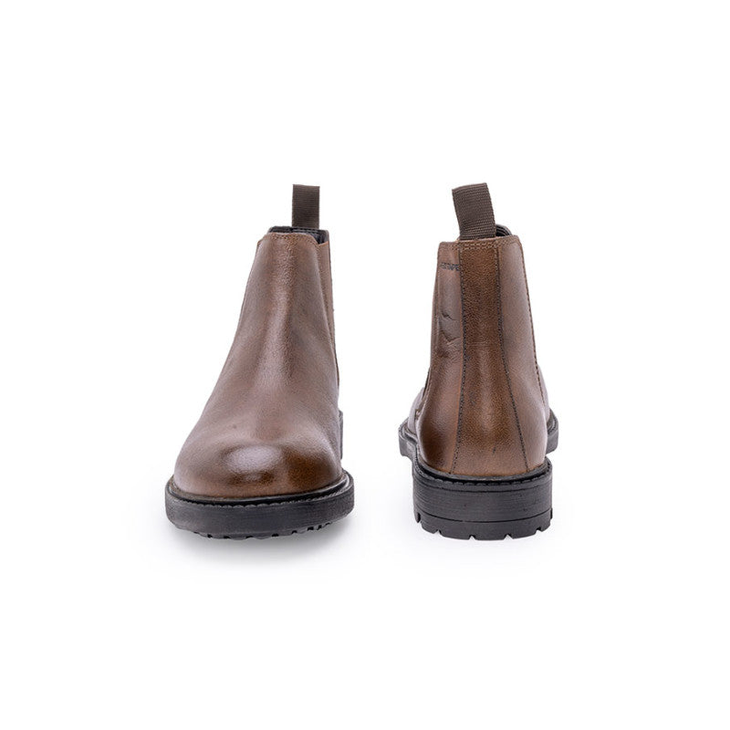RedTape Genuine Leather Chelsea Boots for Men | Slip-On & Durable