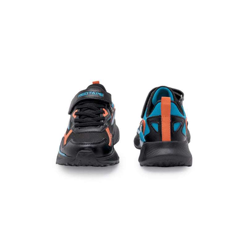 RedTape Kids-Unisex Black Walking Shoes