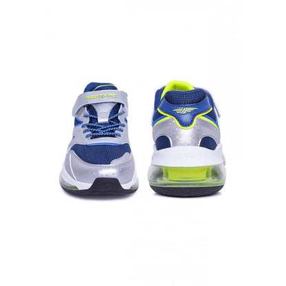 RedTape Unisex Kids Silver And Blue Sports Shoes