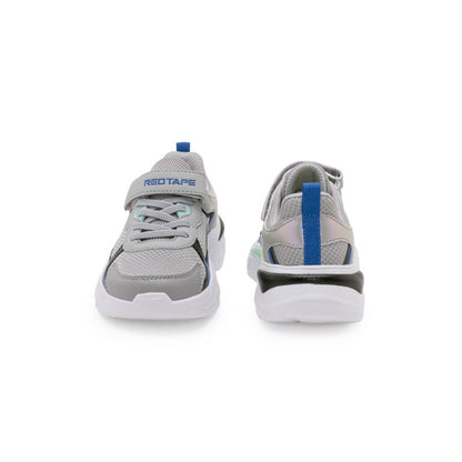 RedTape Kids-Unisex Grey Walking Shoes