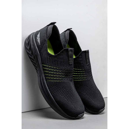 RedTape Men Black Sports Walking Shoes - Utmost Comfort, Arch Support, Dynamic Feet Support, On-Ground Traction, Soft-Cushioned Insole, Perfect for Walking & Running