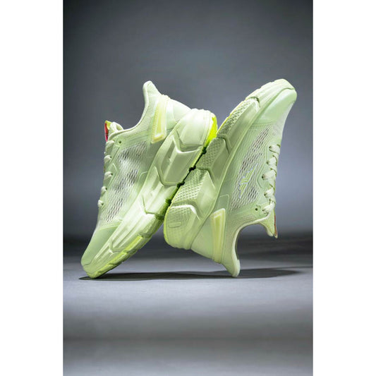 RedTape Sports Shoes for Women's- Neon Green Lace-Up, Shape Adjustable Sports Athleisure Shoes, Perfect for Walking & Running