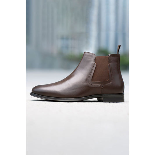 RedTape Men Brown Genuine Leather Boots