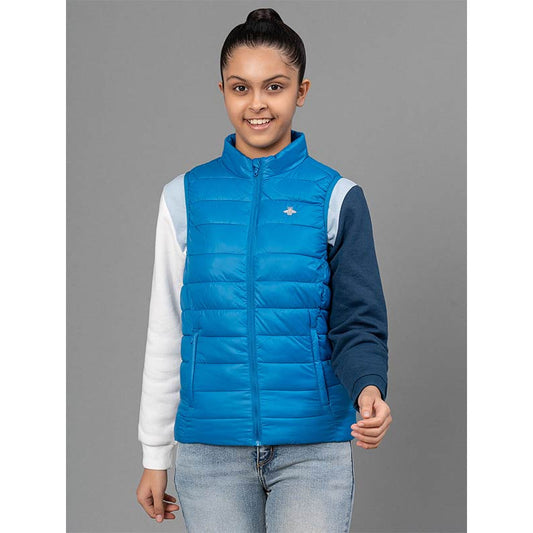 Mode By RedTape Blue Jacket for Girls | Warm and Comfortable