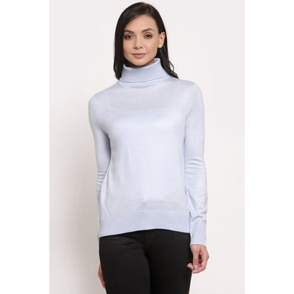 MODE by RedTape Women's Light Blue Sweater