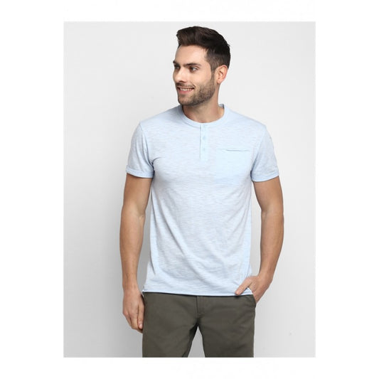 Mens Light Blue Melnage T Shirt