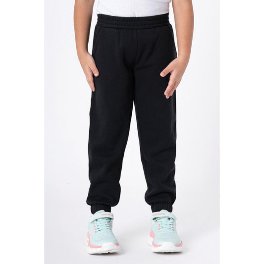 Mode by RedTape Girl's Black Solid Jogger