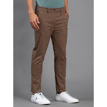 RedTape Casual Chinos For Men | Fossil | Solid Woven Chinos | Skinny |Comfortable & Breathable | Durable & Moisture Absorbent | Cotton Chinos For Men