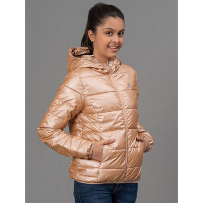 Mode By RedTape Beige Jacket for Girls | Warm and Comfortable