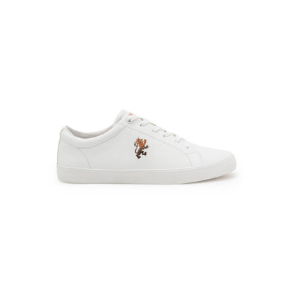 RedTape Men's Low-Top Casual Sneakers- Lace-Up White Sneakers