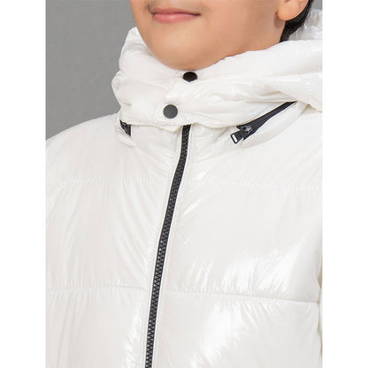 RedTape White Jacket for Kids | Comfortable and Stylish