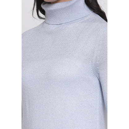 MODE by RedTape Women's Light Blue Sweater