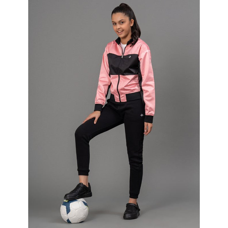 Mode By RedTape Pastel Pink Jacket for Girls | Warm and Comfortable